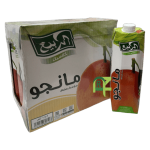 ALRABIE MANGO JUICE 8P*1LTR | عصير الربيع مانجو كبير 8حبه*1لتر