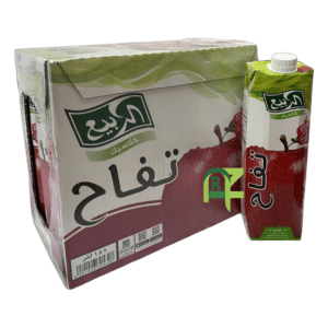 ALRABIE APPLE JUICE 8P*1LTR | عصير الربيع تفاح كبير 8حبه*1لتر