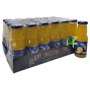 RANI JUICE BOTTLE ORANGE 24P*200ML | عصير راني زجاج برتقال 24حبه*200مل
