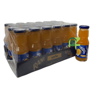 RANI JUICE BOTTLE MANGO 24P*200ML | راني زجاج مانجو 24حبه*200مل