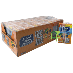 ALMARAI ORANGE JUICE18P*140ML | عصير المراعي برتقال 18حبه*140مل