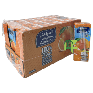 ALMARAI JUICE ORANGE 18P*235ML | عصير المراعي برتقال 18حبه*235مل