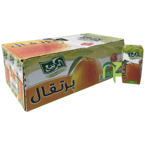 ALRABIE MINI ORANGE 18P*200ml | عصير الربيع ميني برتقال 18حبه*200مل
