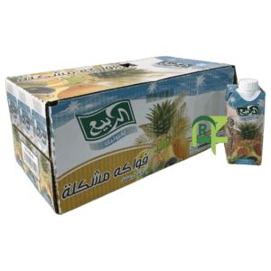 ALRABIE FRUIT COCKTAIL 330ML | عصير الربيع وسط فواكه مشكله 18*330 مل