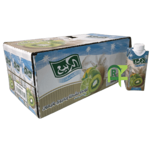 ALRABIE MEDIUM FRUIT COCKTAIL KIWI LEMON 18P*330ml | عصير الربيع وسط فواكه مشكله وكيوي وليمون 18حبه*330مل