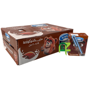 SAUDIA CHOCOLATE MILK 18P*200ml | حليب السعوديه شوكولاته 18حبه*200مل