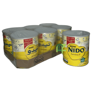 NIDO MILK POWDER TIN 6P*2.5kg | حليب نيدو 6حبه*2500جرام