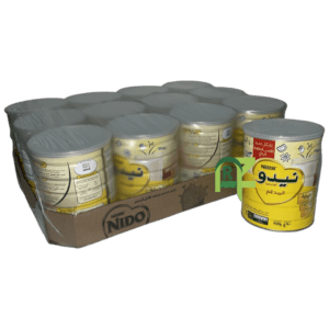 NIDO MILK POWDER 12P*900G | حليب نيدو المدعم 12حبه*900جرام