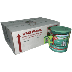 WADI FATMA MILK POWDER 6P*2.5KG | حليب بودره وادي فاطمه 6حبه*2500ج