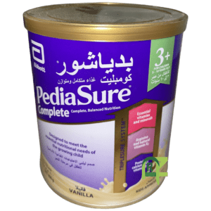 PEDIASURE (3+) VANILA 12P*400GM | حليب اطفال بدياشور فانيلا (3+) 12حبه*400جرام