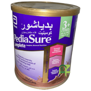 PEDIASURE (3+) CHOCOLATE 24P*400GM | حليب اطفال بدياشور شوكولاته (3+) 24حبه*400جرام