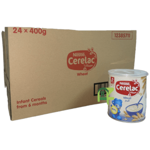 CERELAC WHEAT 24P*400GM | سيريلاك قمح 24حبه*400جرام