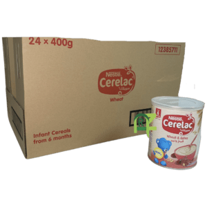 CERELAC WHEAT & DATES SMALL 24P*400 GM | سيريلاك قمح وتمر 24حبه*400جرام
