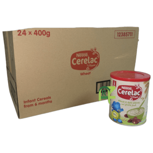 CERELAC WHEAT& DATES  PIECES 24P*400GM | سيريلاك قمح وقطع تمر 24حبه*400جرام