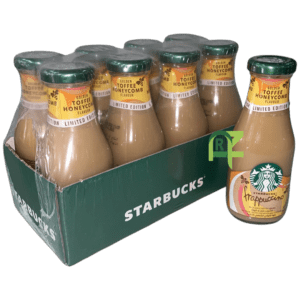 STARBUCKS FRAPPUCCINO DRINK TOFFE HONEY 8P*250ML | شراب ستار باكس فرابتشينو التوفي 8حبه*250مل