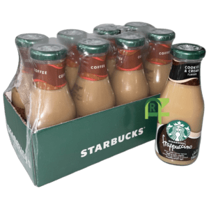 STARBUCKS FRAPPUCCINO DRINK COOKIES & CREAM 8P*250ML | شراب ستار باكس فرابتشينو الكوكيز والكريمه 8حبه*250مل
