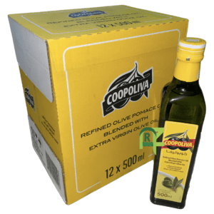 COOPOLIVA OLIVE OIL 12P*500ML | زيت زيتون كوبوليفا 12حبه*500مل
