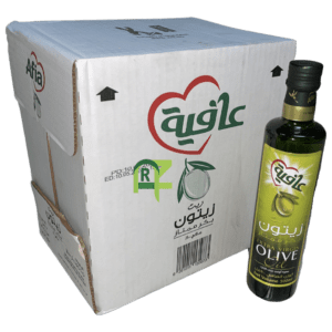 AFIA OLIVE OIL 12P*500ml | زيت زيتون عافيه 12حبه*500 مل
