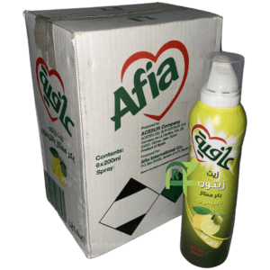AFIA OLIVE OIL LEMON SPRAY 6*200ML | زيت زيتون عافيه بخاخ 6*200 مل