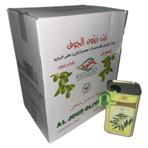 AL JOUF OLIVE OIL 16P*1LTR | زيتون زيتون الجوف 16حبه*1لتر