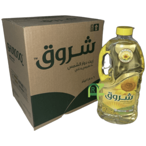 SHUROOQ SUNFLOWER OIL 6P*1.5L | زيت شروق دوار الشمس 6حبه*1.5لتر