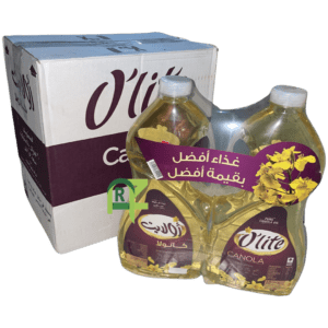 OLITE CANOLA OIL 6P*1.5LTR | زيت اولايت كانولا 6حبه*1.5 لتر