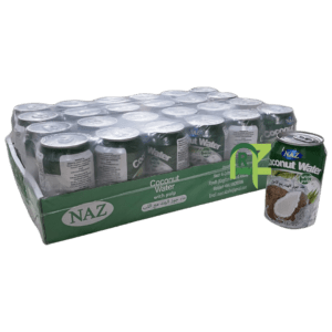 NAZ COCONUT WATER WITH PULP 24P*330ML | ماء جوز الهند ناز باللب 24حبه*330مل