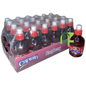 CAPTAIN RASPBERRY DRINK SPOORT 24P*250ML | عصير الكابتن توت رياضي 24حبه*250مل