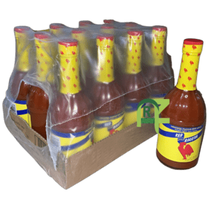 RED ROOSTER HOT SAUCE BIG 12P*355ML | شطه ابو ديك كبير 12حبه*355مل
