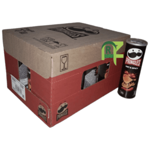 PRINGLES BIG HOT AND SPICY (BLACK) 19P*165GM | برنجلز كبير الحراق 19حبه*165جرام