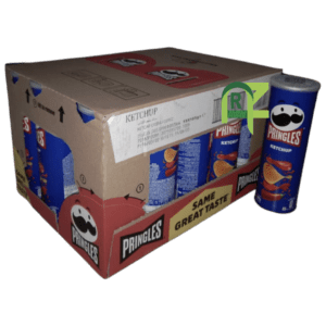 PRINGLES KETCHUP (DARK BLUE) 19P*165GM | برنجلز كبير كاتشب 19حبه*165جرام