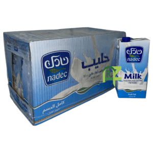 NADEC MILK FULL FAT 12P*1L | حليب نادك كامل الدسم 12حبه*1لتر