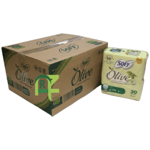 SOFY OLIVES DIAPER REGULAR 30PAD*6P | فوط نسائي سوفي بزيت الزيتون عادي 30حبه*6شده