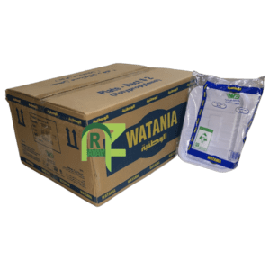 WATANIA PLATE (NO.2) 50P*20P | صحون بلاستيك رقم (2) 50حبه*20شده
