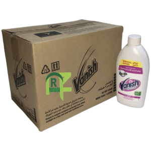 VANISH STAIN REMOVER WHITE 12P*495ML | فانش مزيل البقع ابيض 12حبه*495مل