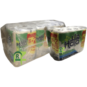 HALA TISSUE ROLL JUMBO 400SHEET*8ROLL*3P | مناديل رول مطبخ هلا 400منديل*8حبه*3شده