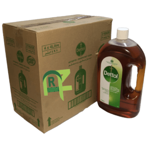 DETTOL DISINFECTANT 4P*4LTR | ديتول مطهر ومعقم 4حبه*4لتر
