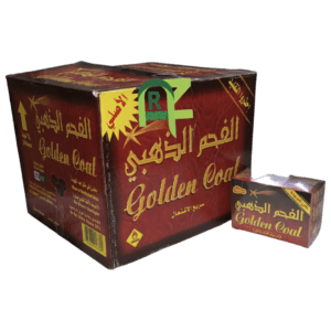 GOLDEN COAL 60P*24OUTER*555GM | فحم الذهبي 60حبه*24علبه*555جرام
