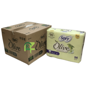 SOFY OLIVE DIAPER LARGE 56PAD*3P | فوط نسائي سوفي بزيت الزيتون كبير 56حبه*3شده
