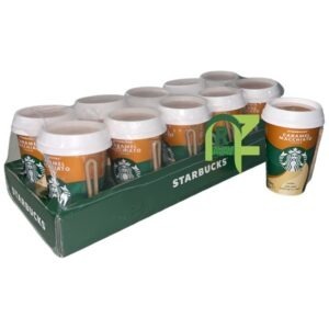 STARBUCKS DRINK CARAMEL MACCHIATO 10P*220ML | شراب ستار باكس كراميل ماكياتو 10حبه*220مل