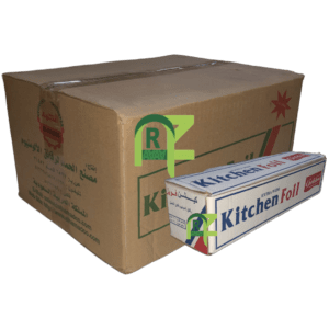 KITCHEN ALUMINIUM FOIL BIG 6P*45CM | قصدير كيشن فويل كبير 6حبه*45سم