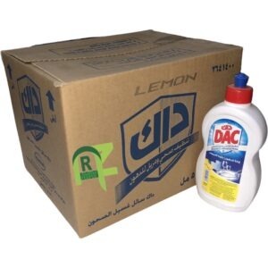 DAC DISHWASH LIQUID LEMON 12P*500ML | سائل داك ليمون 12حبه*500مل