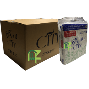 CITY TISSUE 180SHEET*10P*5OUTER | مناديل سيتي 180منديل*10حبه*5شده