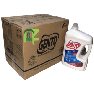 GENTO DISINFECTANT ROSE SCENT 6P*3LTR | مطهر ومنظف جنتو انتعاش الورود 6حبه*3لتر