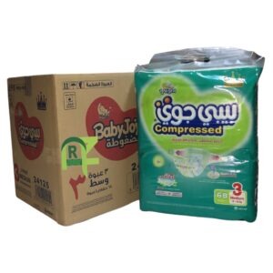 BABY JOY (NO-3) 3PACKS*68P | حفايض بيبي جوي رقم(3) 3كيس*68حبه