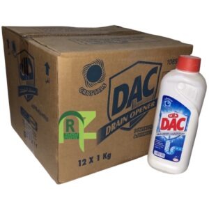DAC DRAIN OPENER CRYSTALS 12P*1KG | مسلك البالوعات داك حبيبات 12حبه*1ك