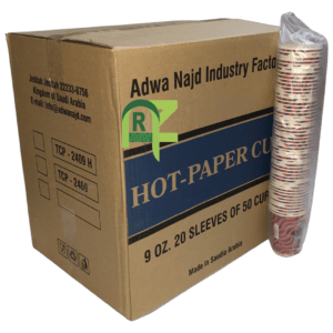 ADWA TEA CUP (9OZ) 50P*20 OUTER | كاسات شاي اضواء (9اونز) 50حبه*20شده