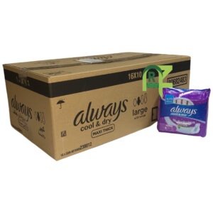 ALWAYS VIOLET 16PACKS*10P | فوط نسائي اولويز بنفسجي 16كيس*10حبه