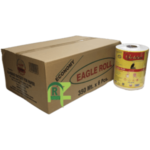 GOLDEN TISSUE EAGLE ROLL 6P*350MTR | مناديل جولدن النسر ماكسى رول 6حبه*350متر