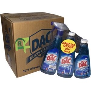 DAC GLASS CLEANER 4*(2*650+400ml) | منظف زجاج داك 4شده*(2*650+400مل